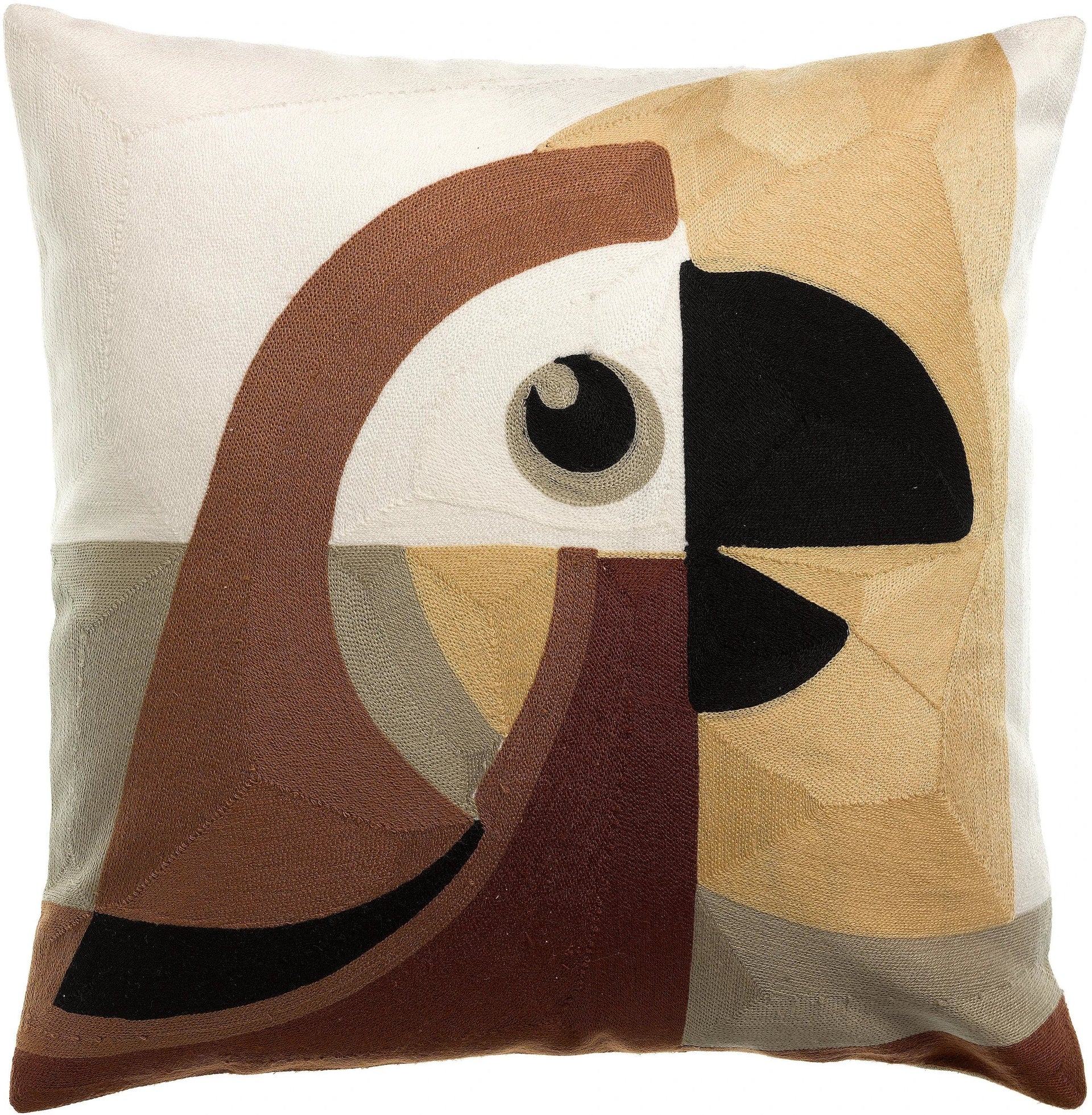 Coussin brodé Loro by Vivaraise