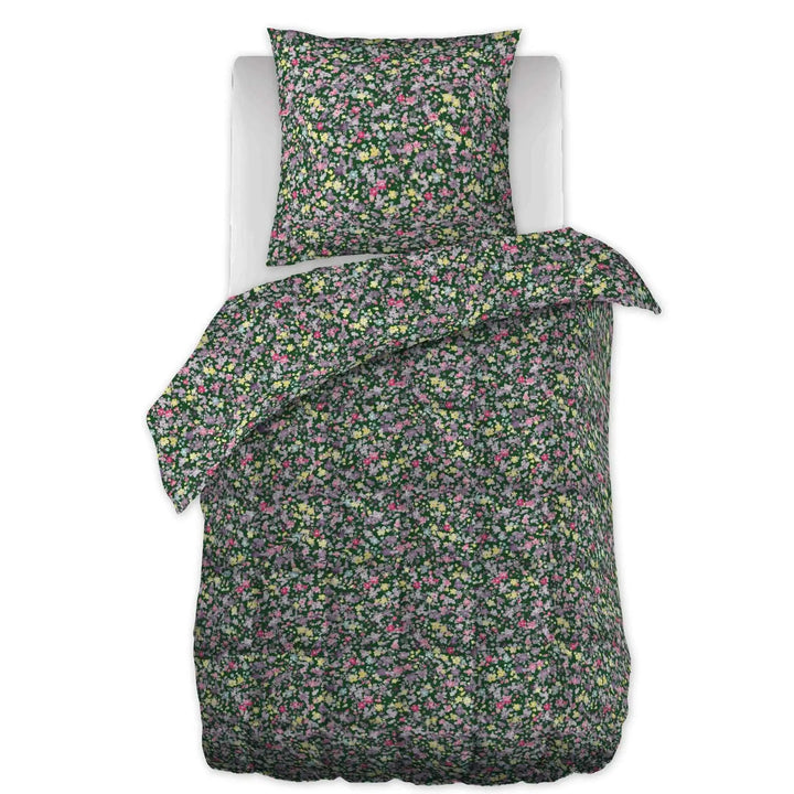 Couette imprimée + 1 ou 2 taies d'oreiller 60 x 60 cm Coton imprimé MYOSOTIS by L'effet papillon