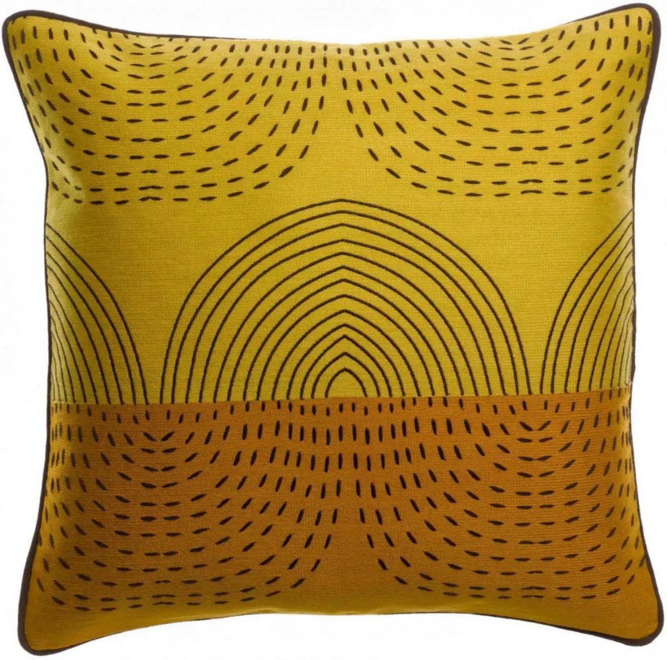 Coussin brodé Etna by Vivaraise