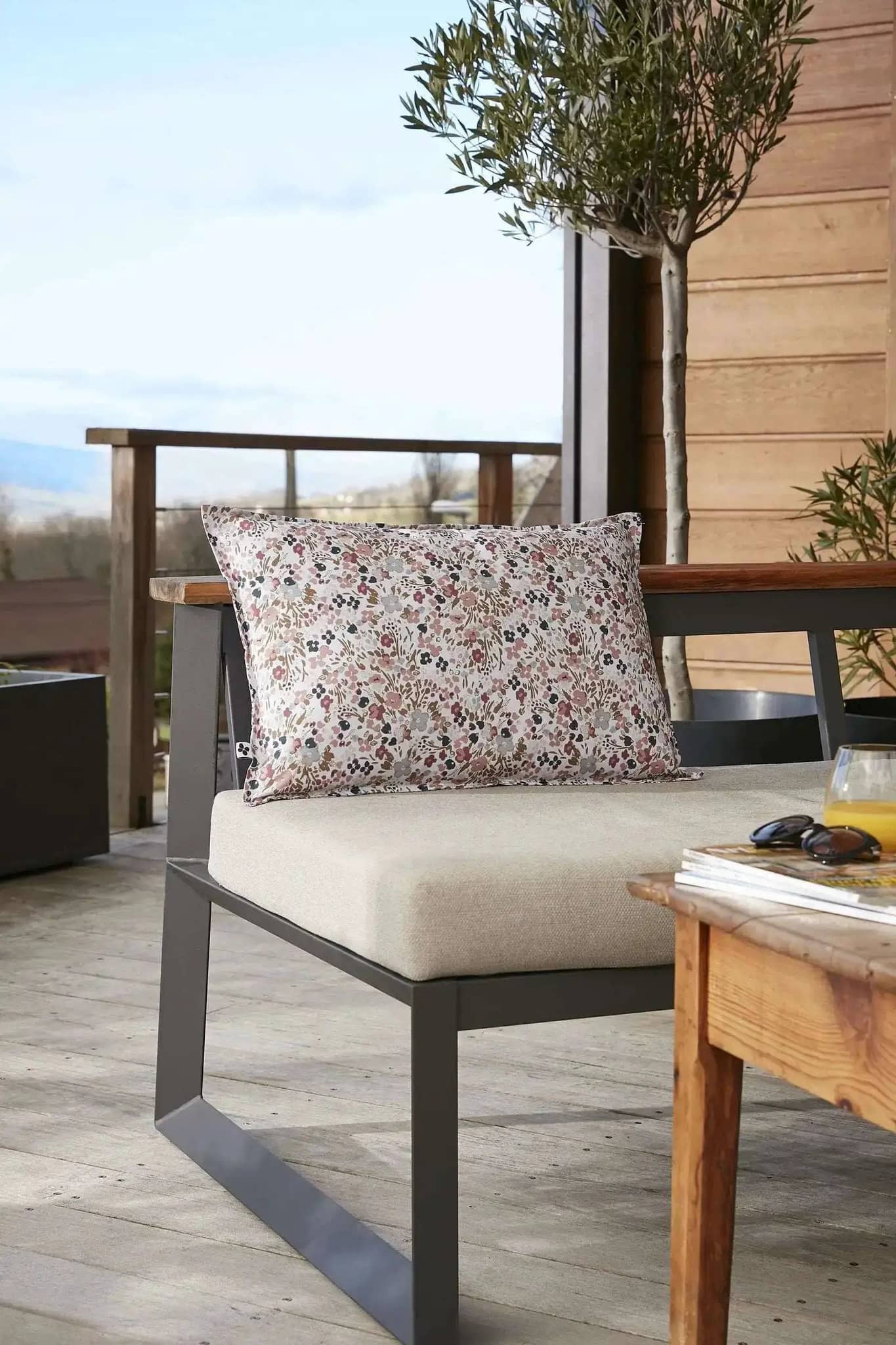Housse de coussin CAPUCINE Pampa by L'effet papillon