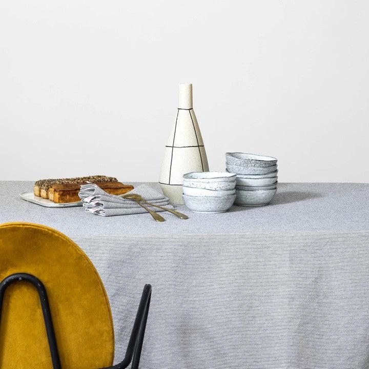 Lot de 2 serviettes de table Finette Caviar by La Cerise sur le Gâteau