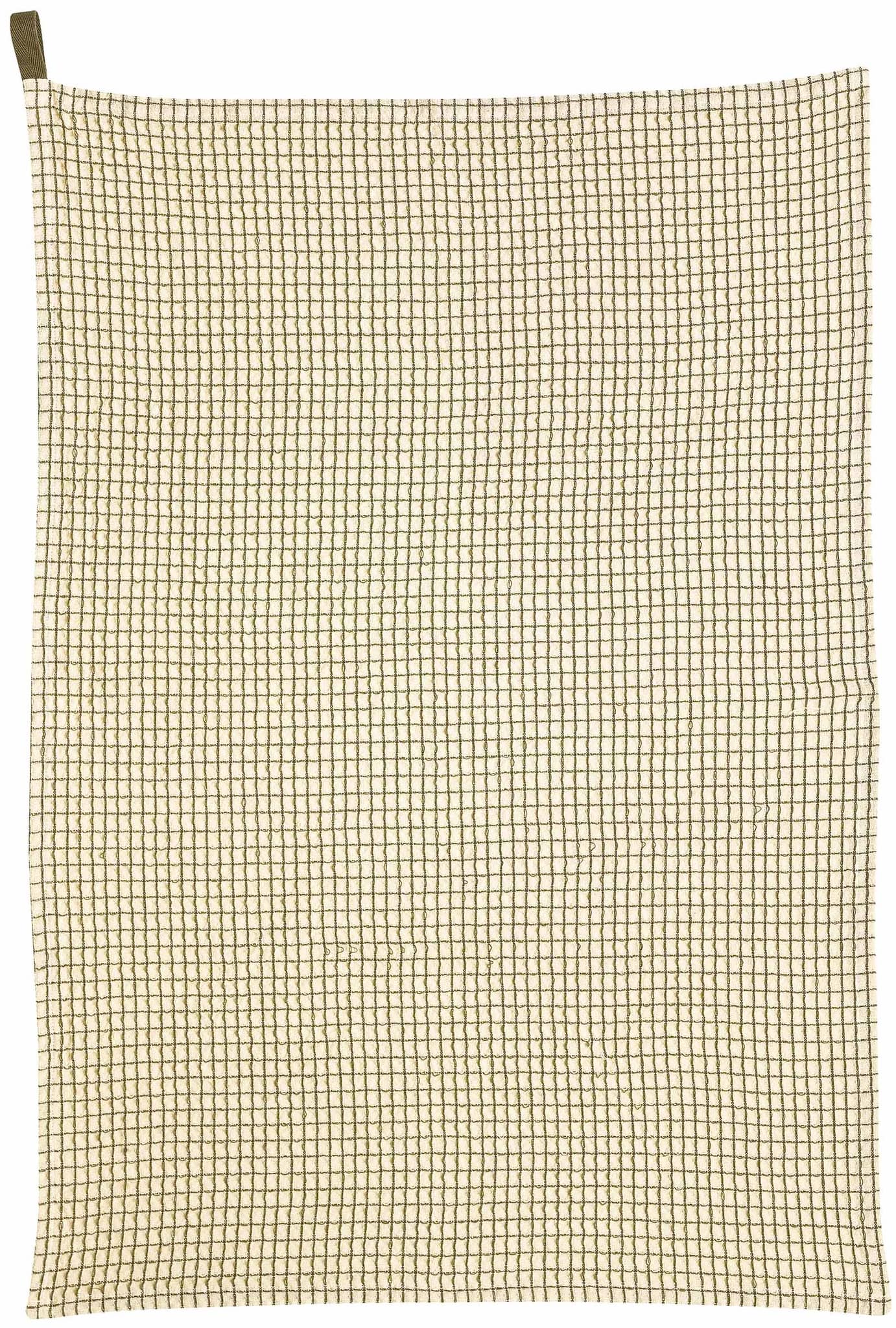 Torchon nid d'abeilles bicolore Mumba 50 x 70