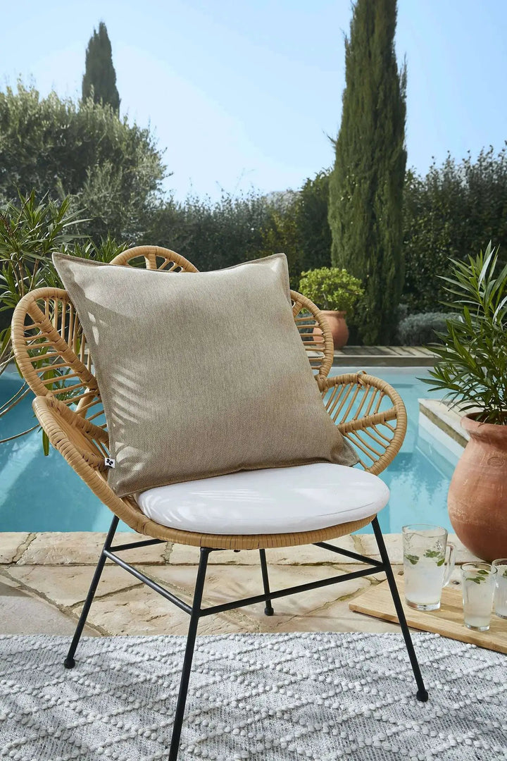 Housse de coussin Polypropylène NAÏA Sable by L'effet papillon