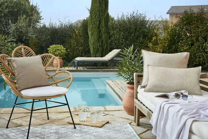 Housse de coussin Polypropylène NAÏA Sable by L'effet papillon