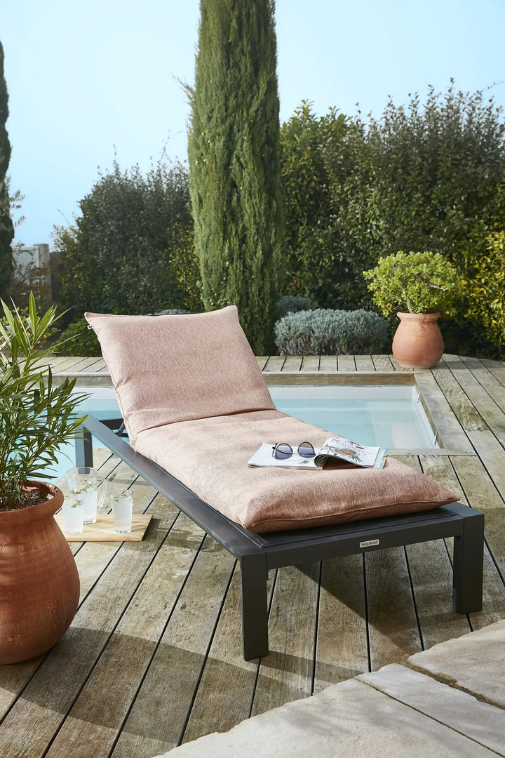 Housse de bain de soleil 70 x 190 cm Polypropylène NAÏA Corail by L'effet papillon