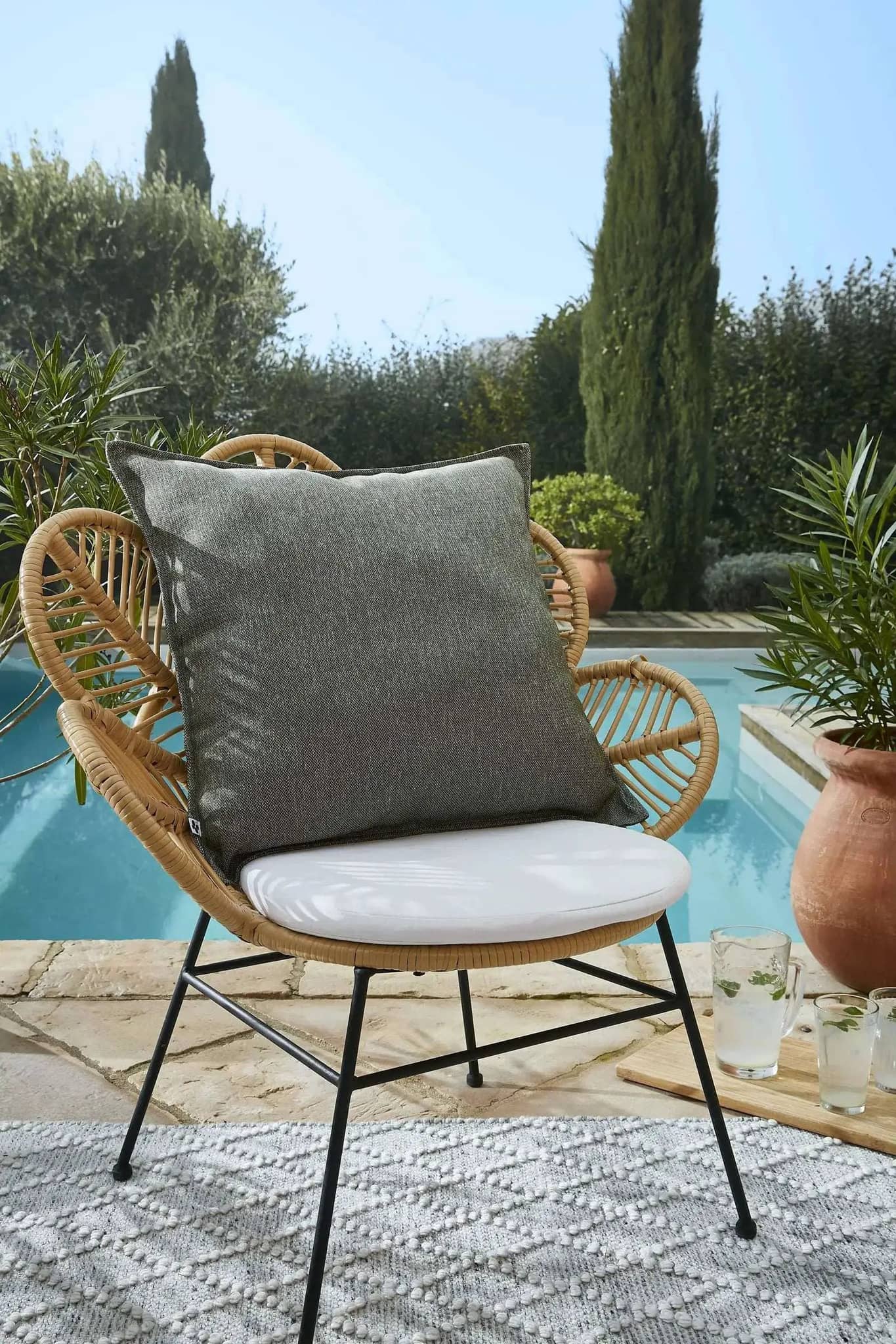 Housse de coussin Polypropylène NAÏA Nénuphar by L'effet papillon