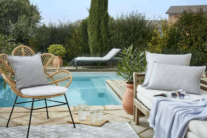 Housse de coussin Polypropylène NAÏA Galet by L'effet papillon