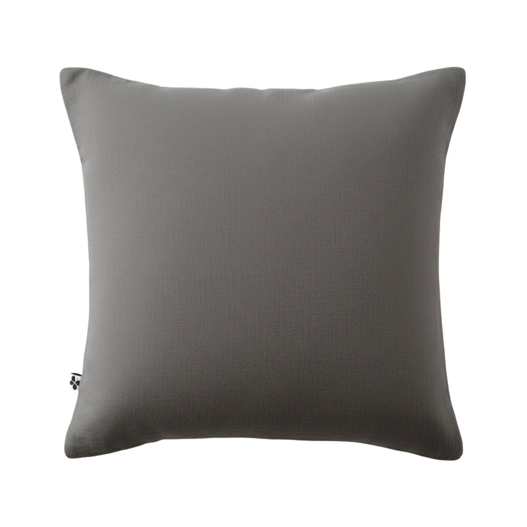 Taie d'oreiller 80 x 80 cm Gaze de coton unie GAÏA Granit by L'effet papillon