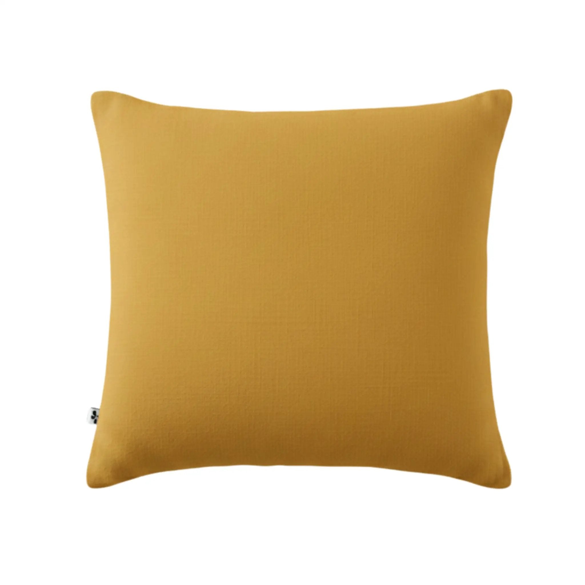 Taie d'oreiller 80 x 80 cm Gaze de coton unie GAÏA Safran by L'effet papillon