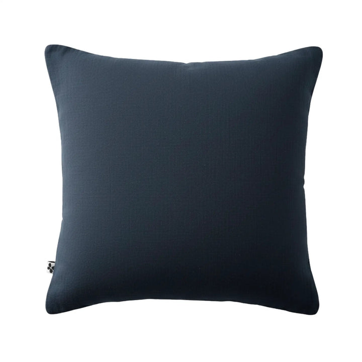 Taie d'oreiller 80 x 80 cm Gaze de coton unie GAÏA Minuit by L'effet papillon