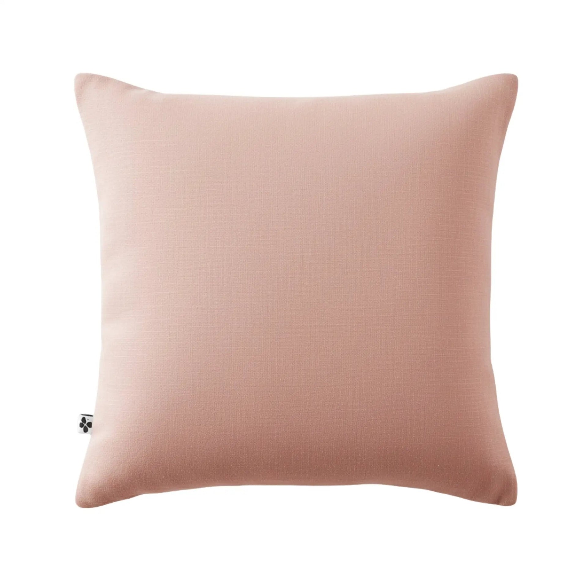 Taie d'oreiller 80 x 80 cm Gaze de coton unie GAÏA Rose pêche by L'effet papillon