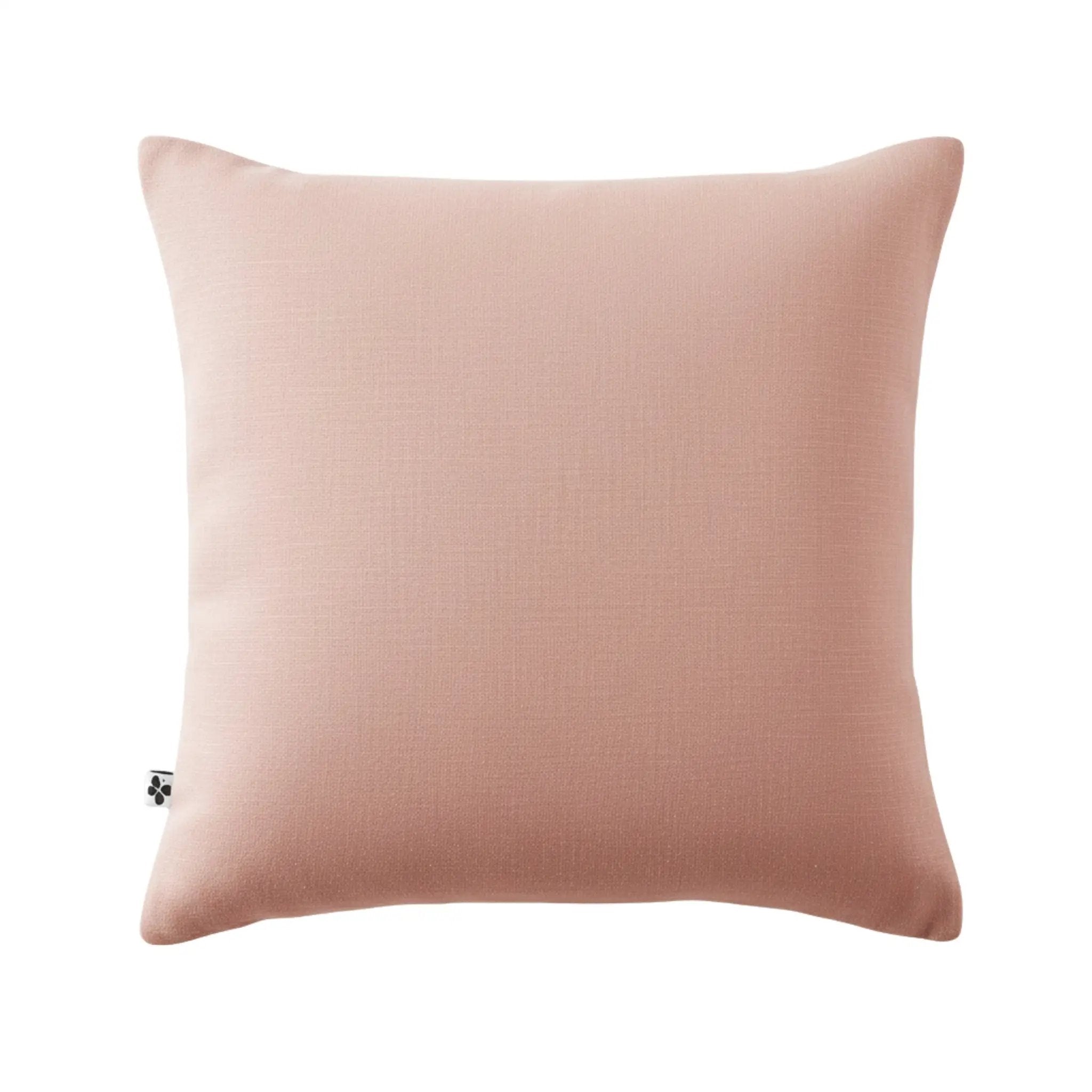 Taie d'oreiller 80 x 80 cm Gaze de coton unie GAÏA Rose pêche by L'effet papillon