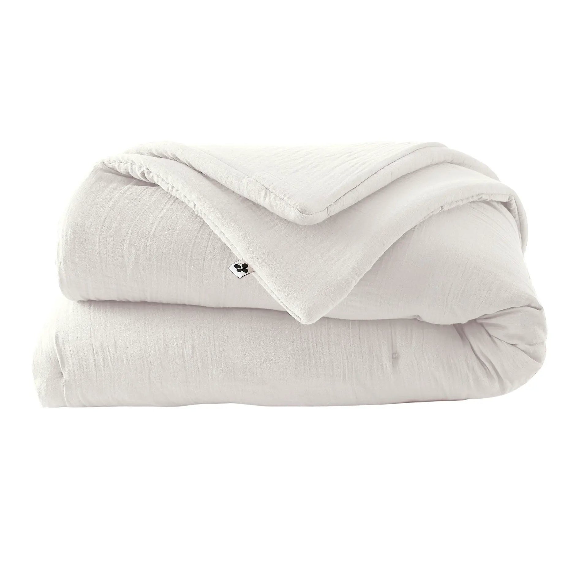 Edredon 180 x 240 cm Gaze de coton unie GAÏA Chantilly by L'effet papillon