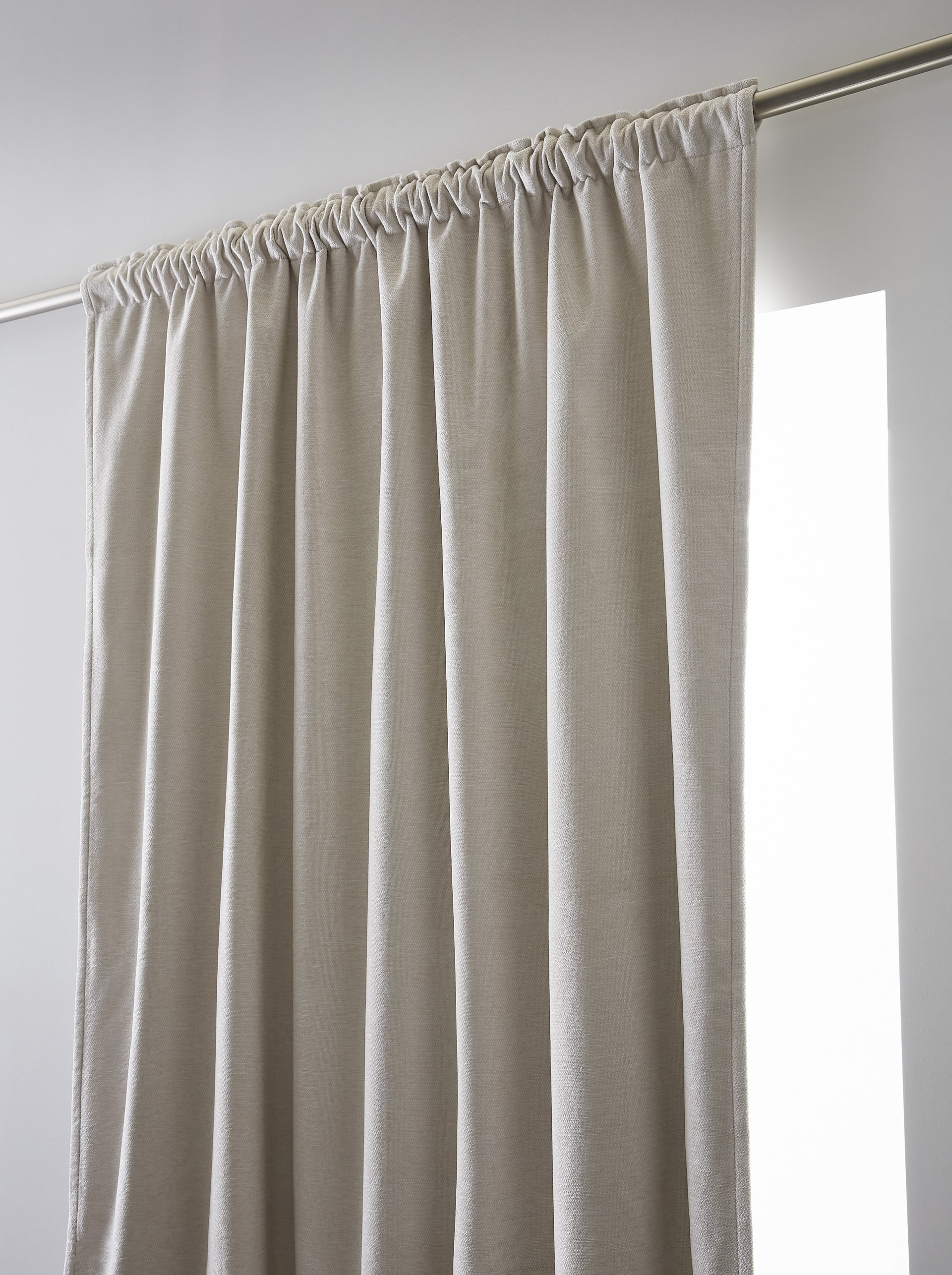 Rideau galon fronceur 140 x 260 cm Occultant + polaire BJORN Pampa polyester