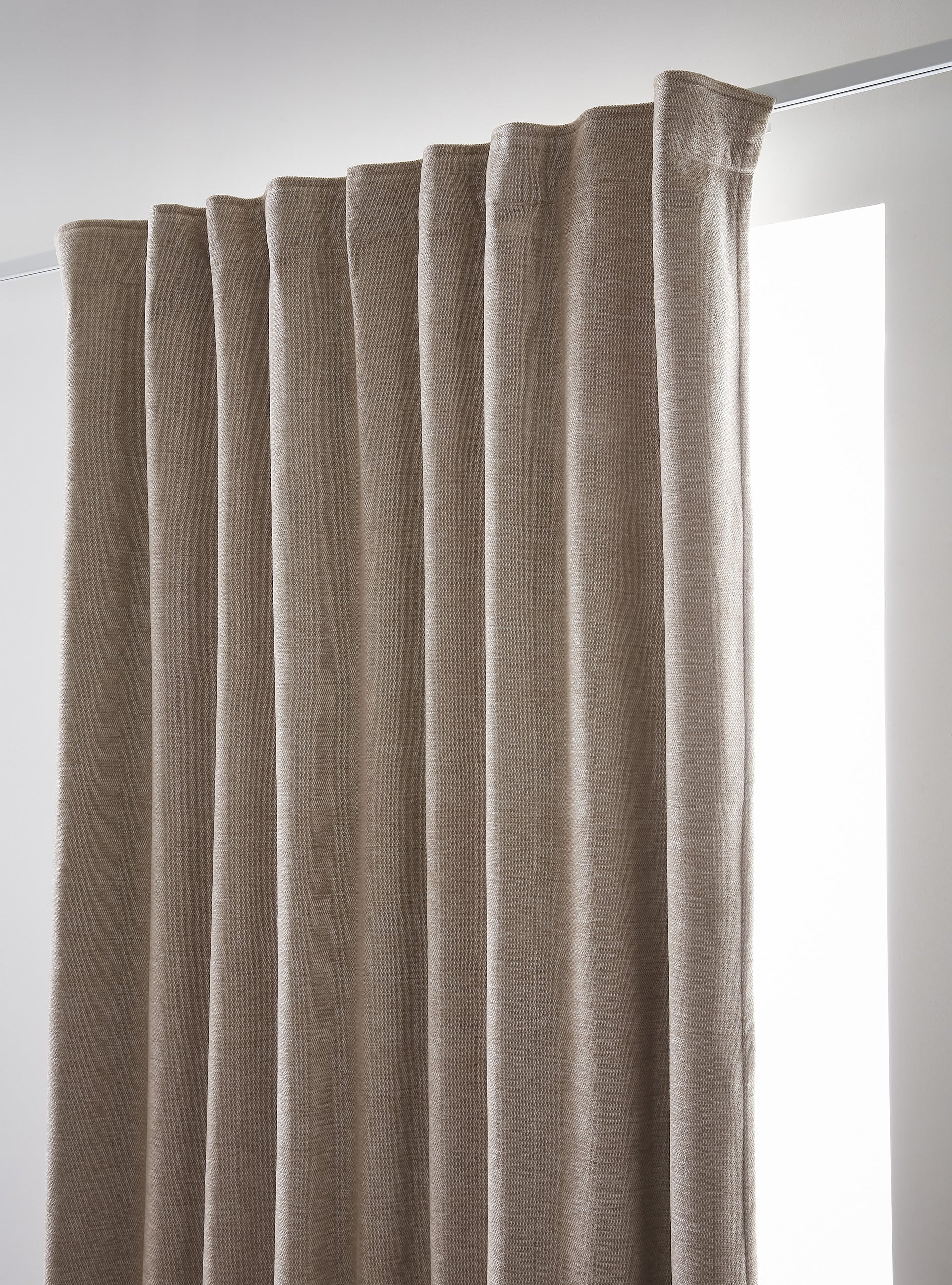 Rideau galon fronceur 140 x 260 cm Occultant + polaire BJORN Lin polyester
