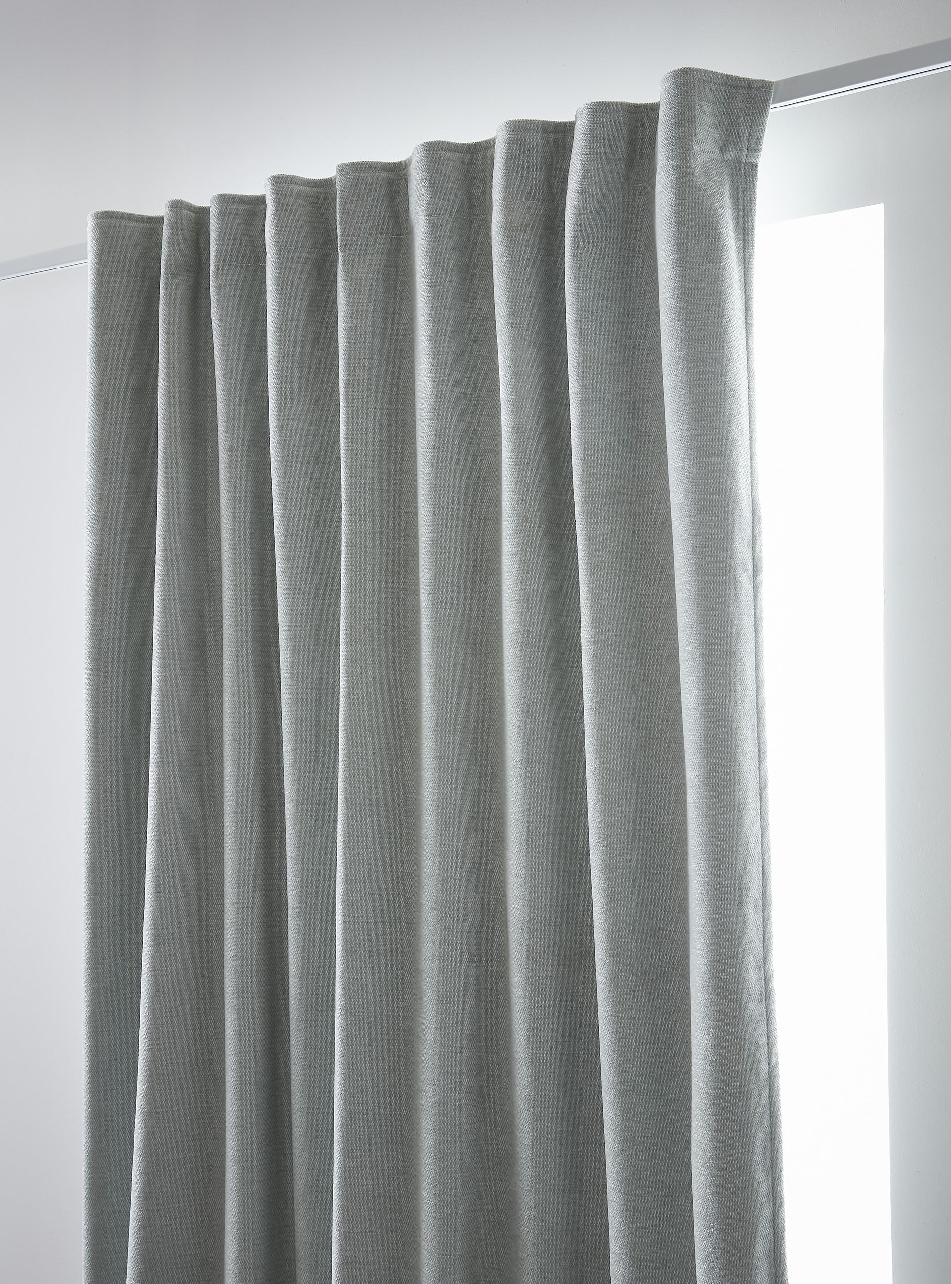 Rideau galon fronceur 140 x 260 cm Occultant + polaire BJORN Eucalyptus polyester
