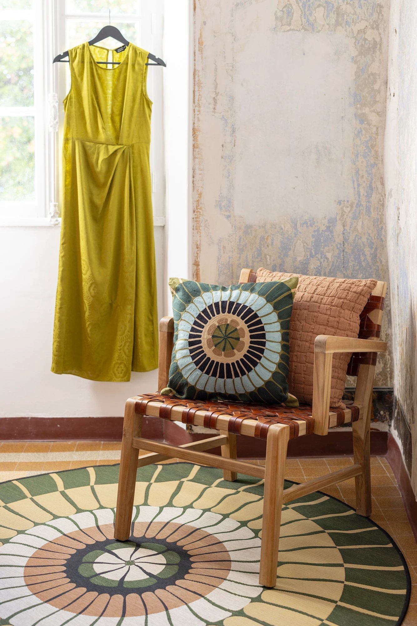Tapis Zeno outdoor Cèdre by Vivaraise