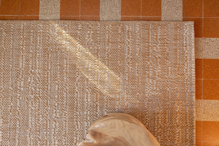Tapis Mirko Naturel by Vivaraise