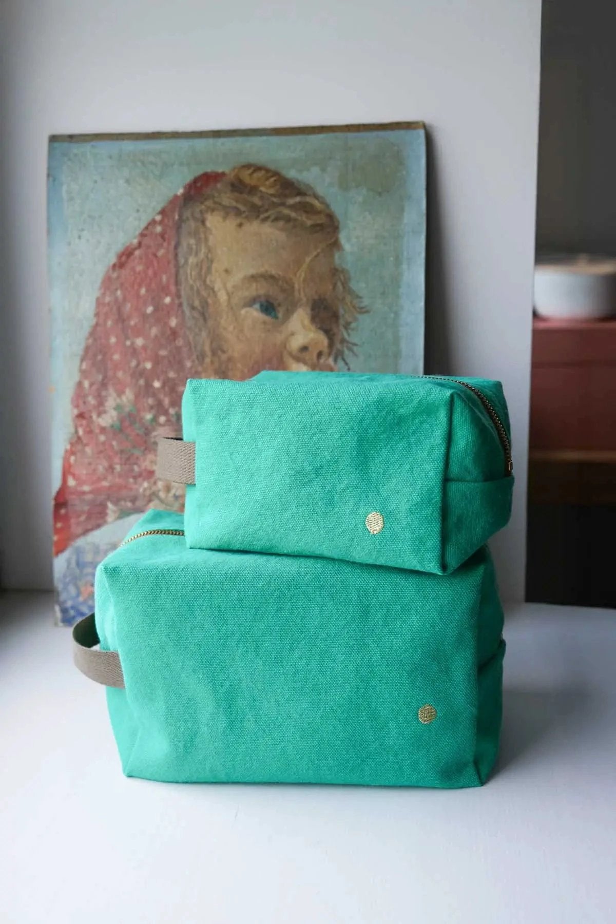 Trousse cube Iona by La Cerise sur le Gâteau