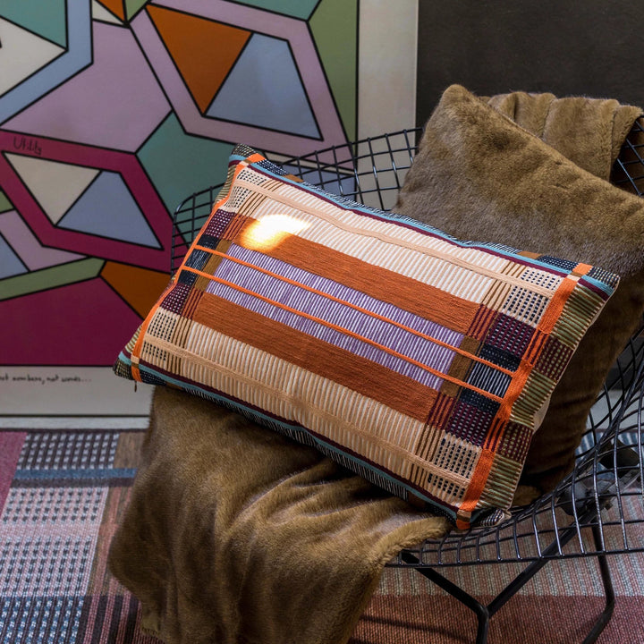 Coussin brodé Kaël Multico by Vivaraise