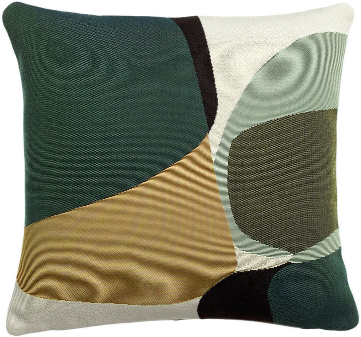 Coussin Leana Opaline 45x45 cm, face graphique principale