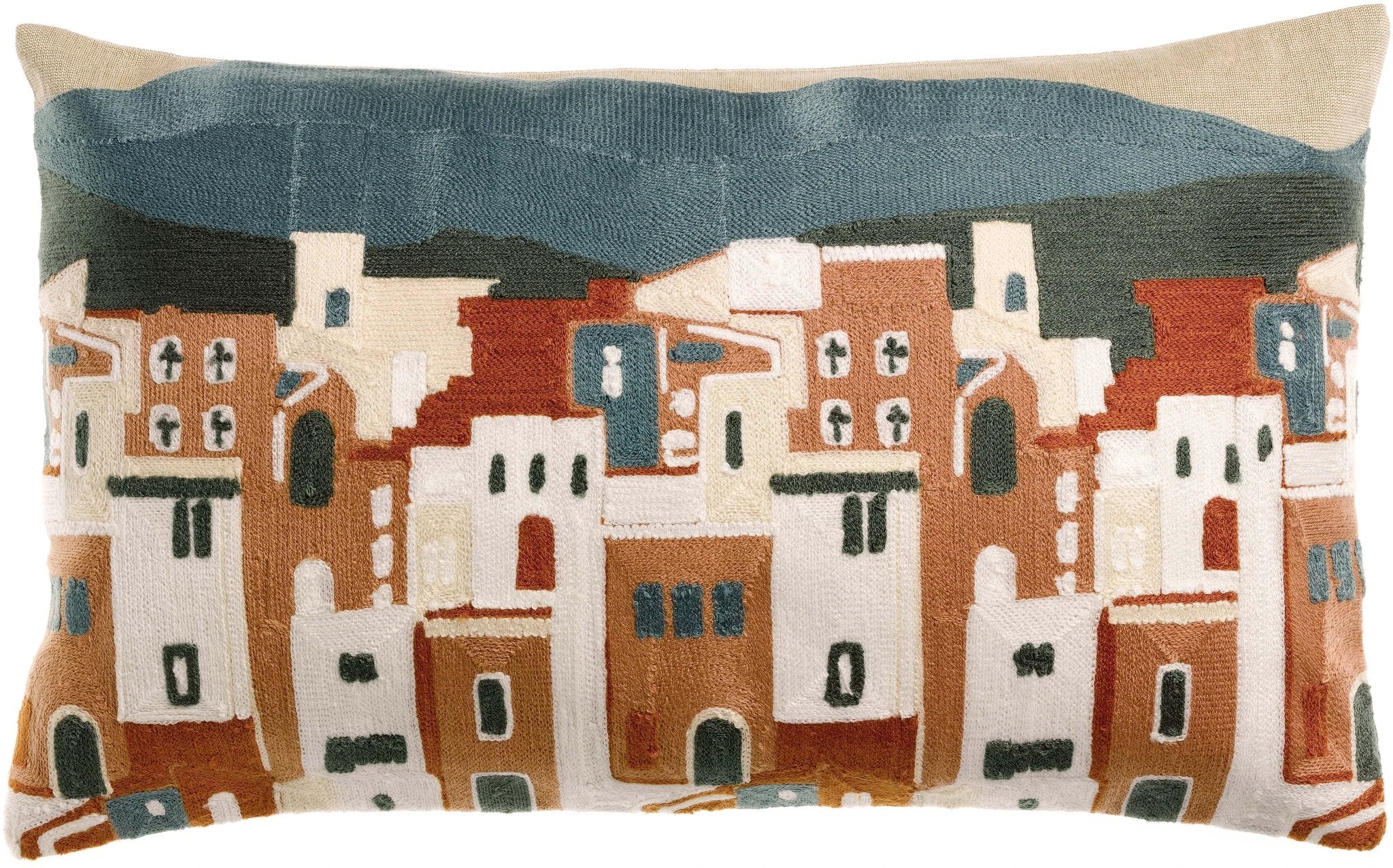 Coussin brodé Elie by Vivaraise