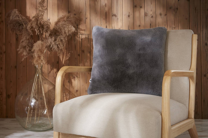 Coussin déhoussable SVEN Loup 45x45 polyester Casa Plume