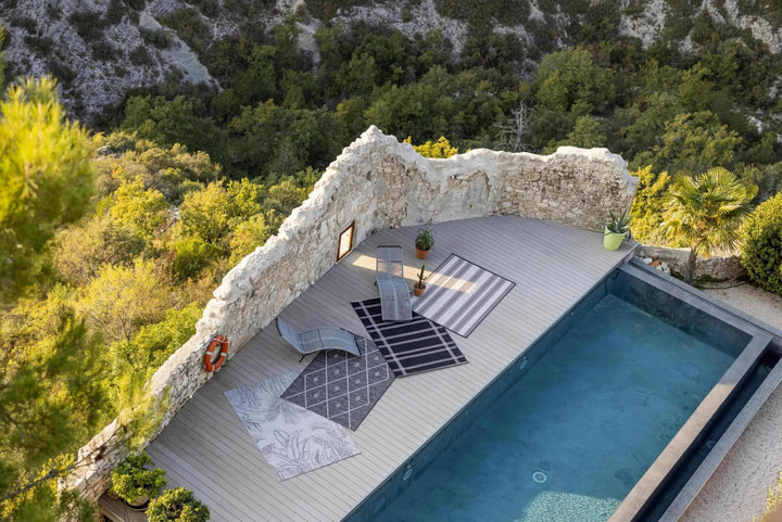 Tapis Paomia 2 outdoor Perle by Vivaraise