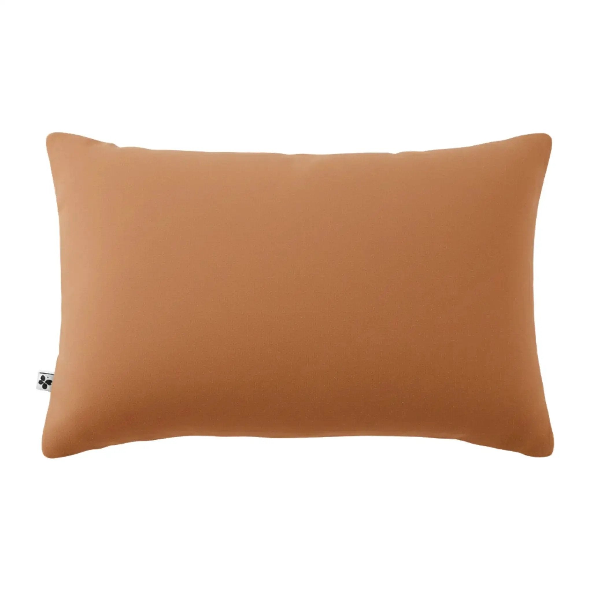Taie d'oreiller 80 x 80 cm Gaze de coton unie GAÏA Abricot by L'effet papillon