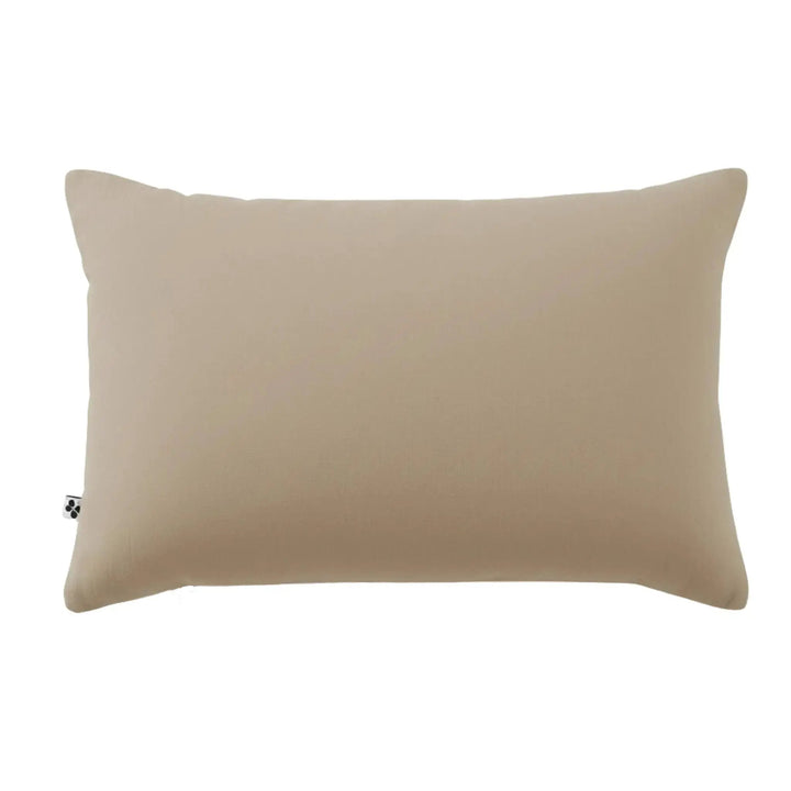 Taie d'oreiller 80 x 80 cm Gaze de coton unie GAÏA Ficelle by L'effet papillon