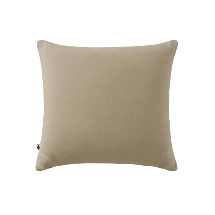 Taie d'oreiller 80 x 80 cm Gaze de coton unie GAÏA Ficelle by L'effet papillon
