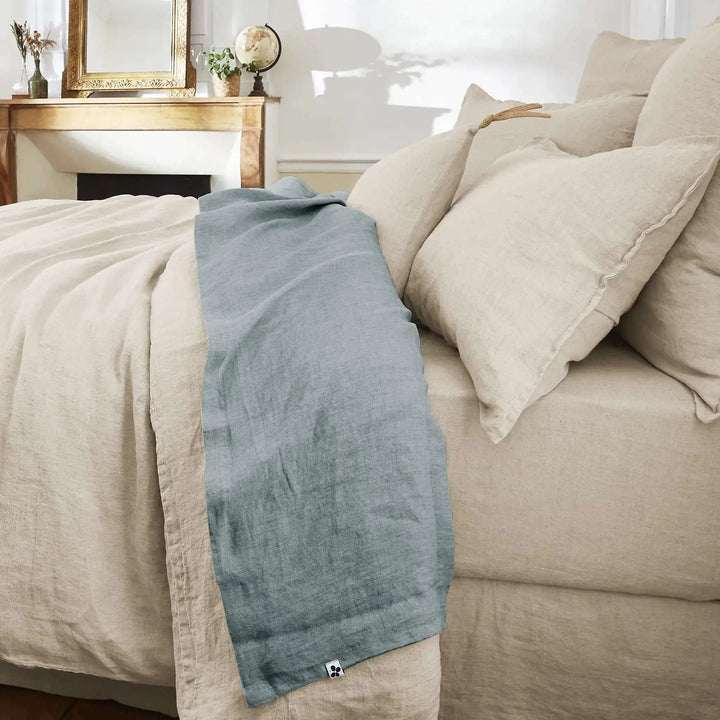 Drap plat 240x300 SOLINE Azur