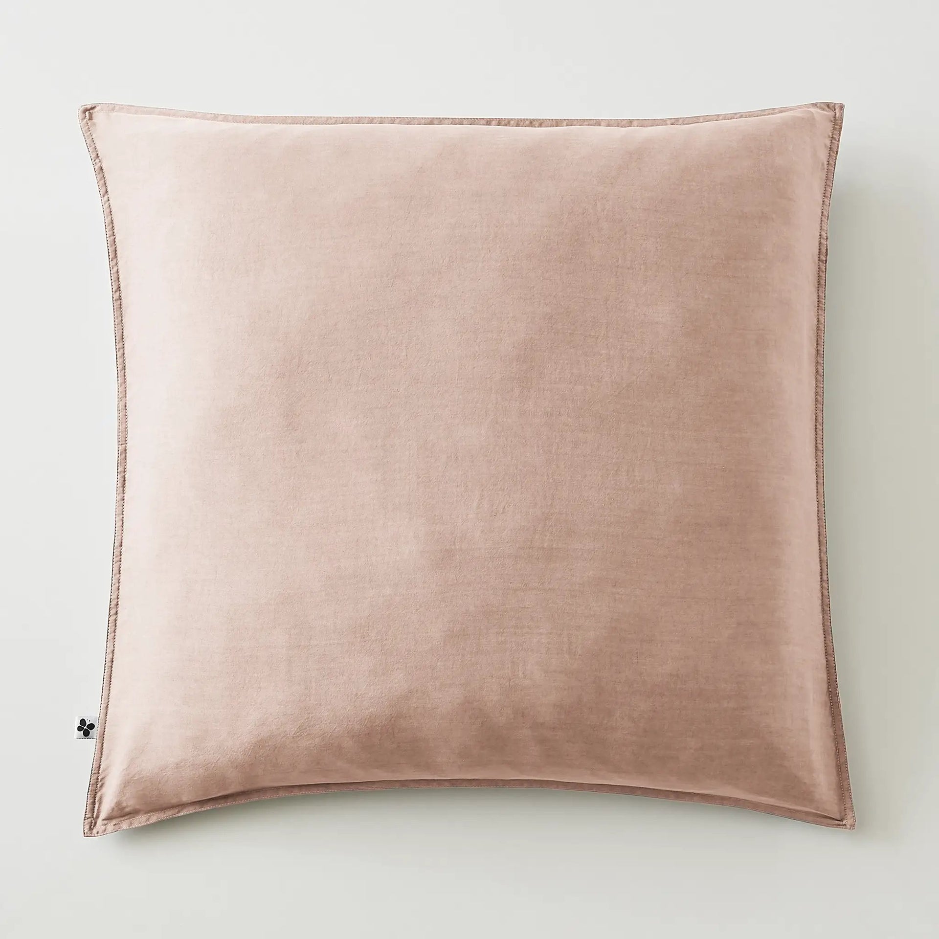 Taie d'oreiller 80 x 80 cm Lyocell uni LYSANDRE Blush by L'effet papillon