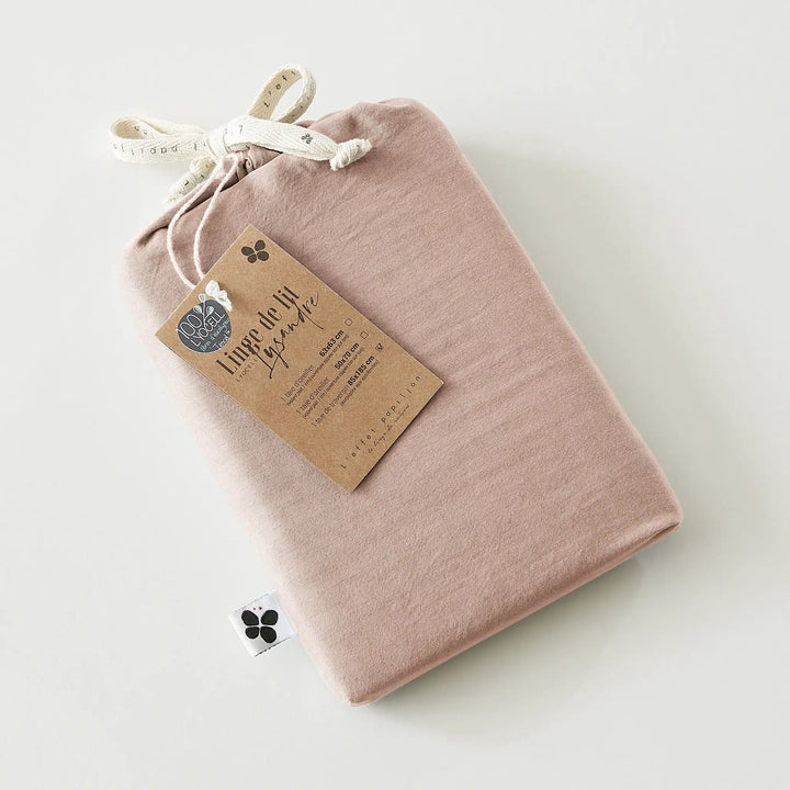 Taie d'oreiller 80 x 80 cm Lyocell uni LYSANDRE Blush by L'effet papillon