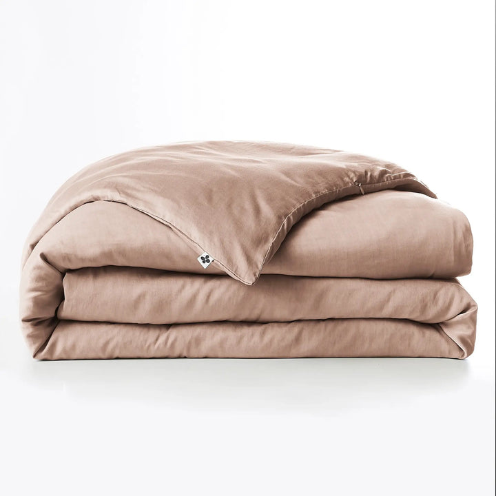 Housse de couette 200 x 200 cm Lyocell uni LYSANDRE Blush by L'effet papillon