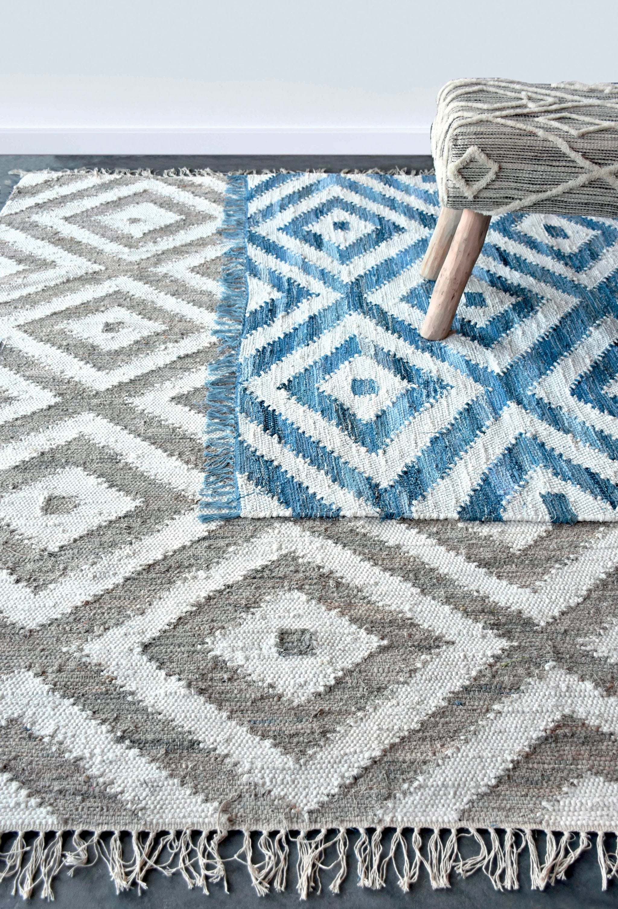 Tapis Soraya Bleu by The Rug Republic