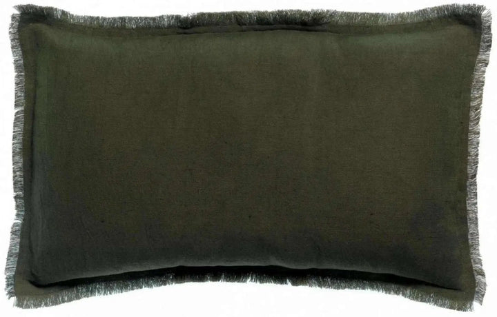 Coussin uni Laly Cèdre by Vivaraise