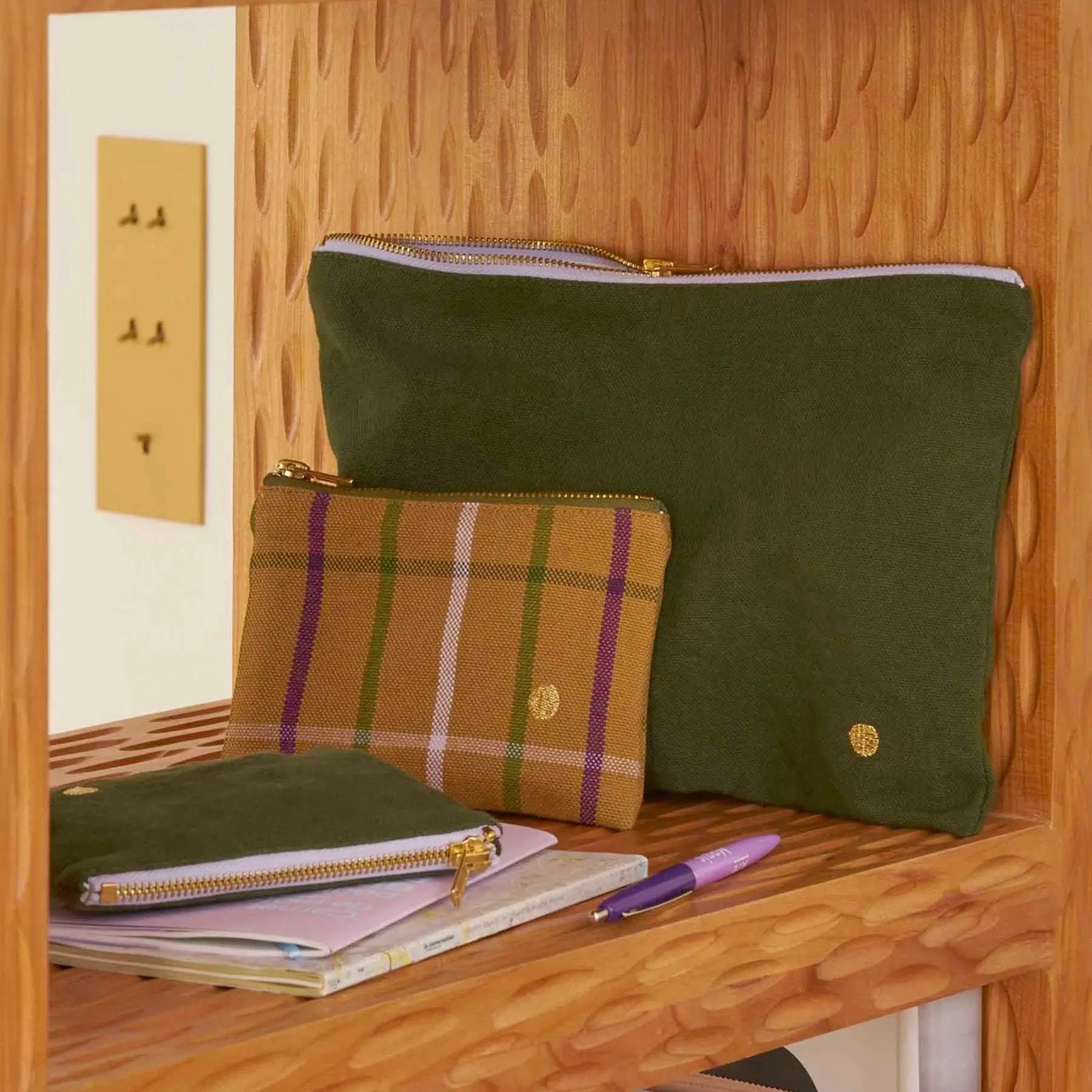 Pochette Scotty Marron by La Cerise sur le Gâteau