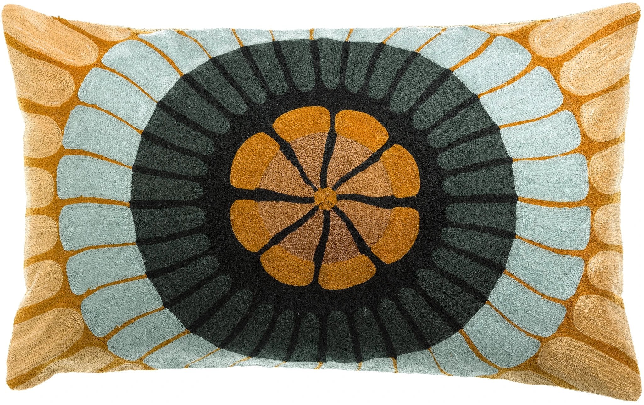 Coussin brodé Zeno Multico by Vivaraise