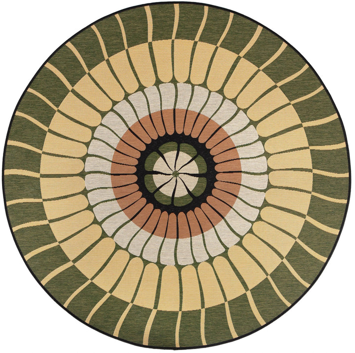 Tapis Zeno outdoor Cèdre by Vivaraise