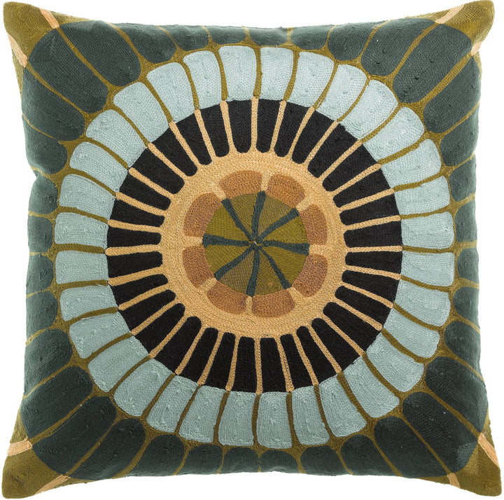 Coussin brodé Zeno Multico by Vivaraise