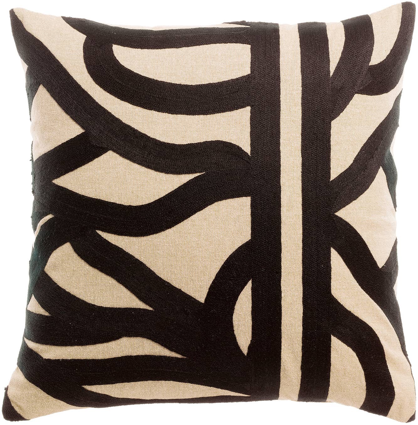 Coussin brodé Ezia
