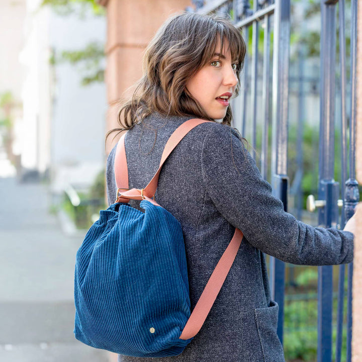 Sac nomade Loen Ocean coton bio Casa Plume