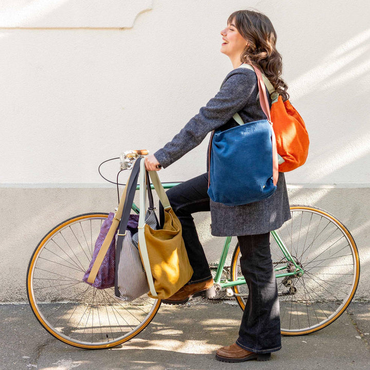 Sac nomade Loen Ocean coton bio Casa Plume