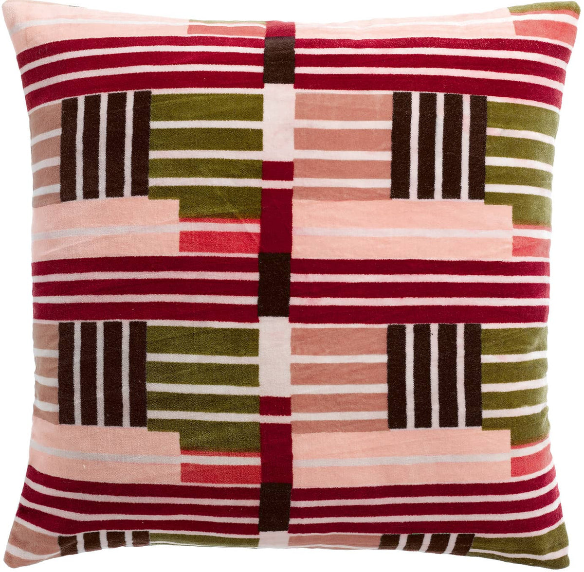 Coussin imprimé Eren coton Multicolore Casa Plume