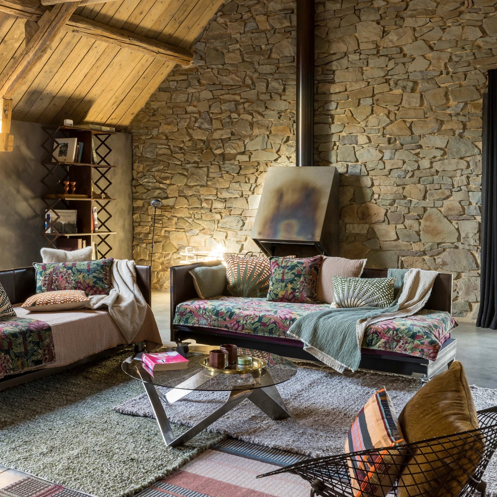 Coussin brodé Ewan by Vivaraise