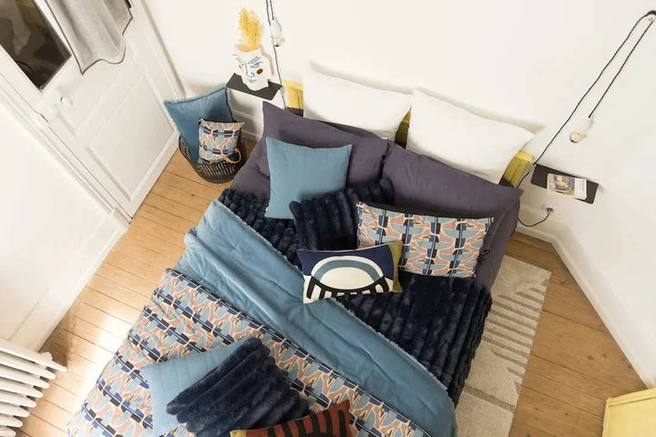 Plaid uni Fara 135 x 200 by Vivaraise
