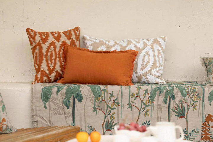 Coussin uni Laly by Vivaraise