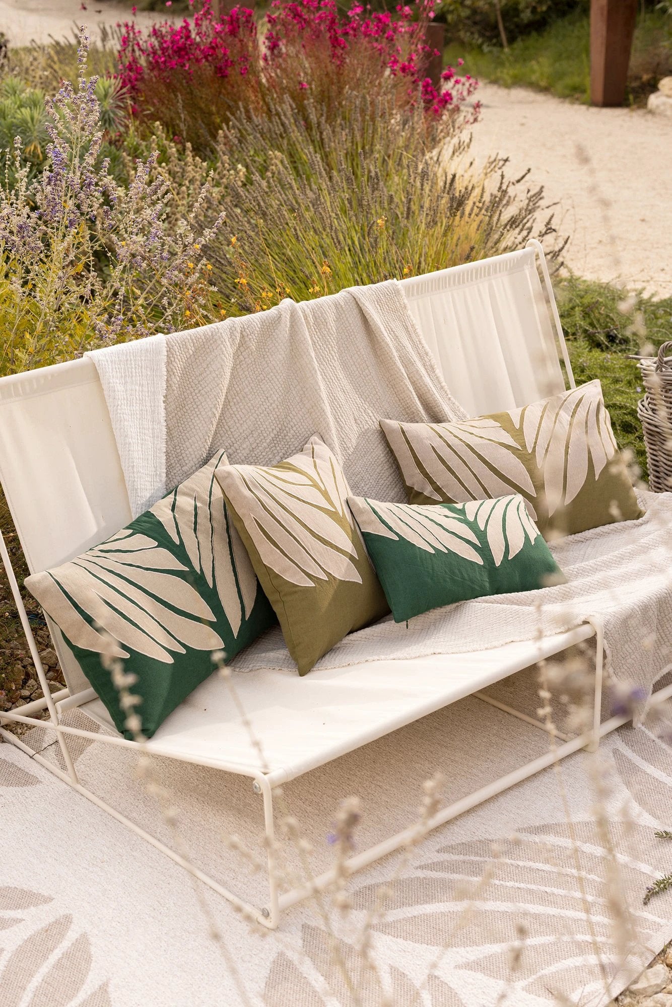 Coussin Nilos Cèdre by Vivaraise