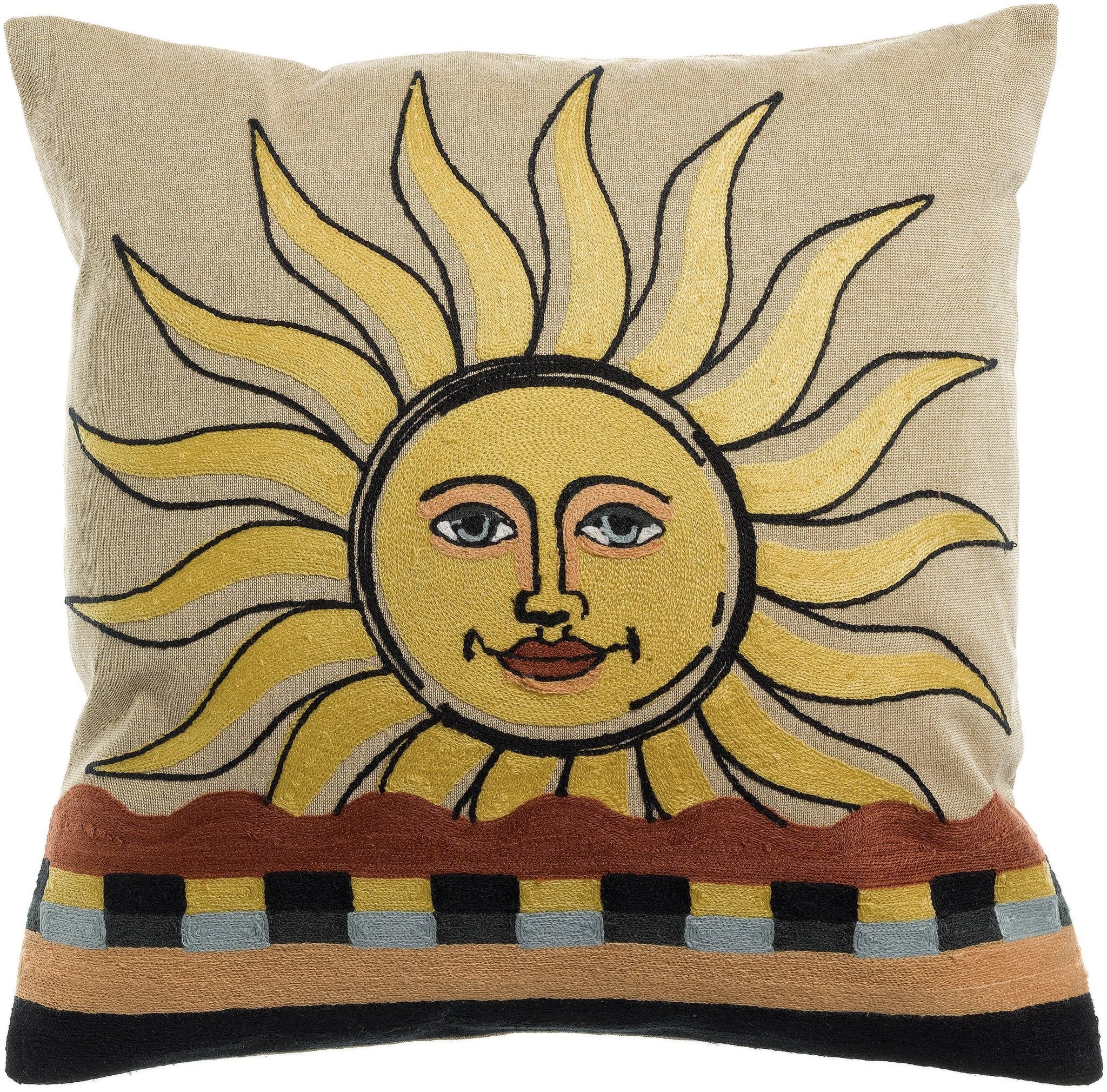 Coussin brodé Adria Multico by Vivaraise